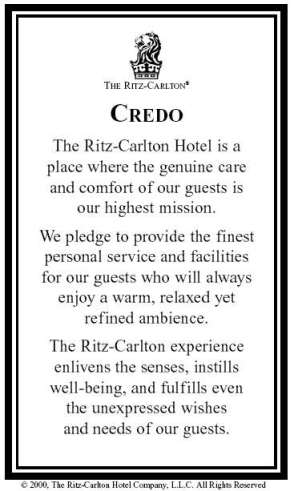 credo du Ritz