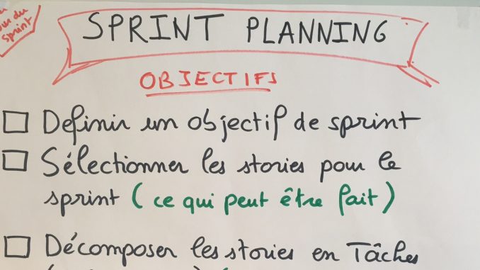 Sprint planning scrum