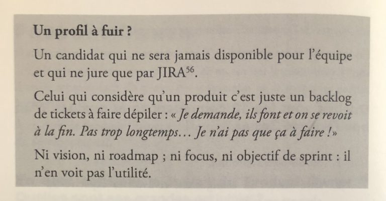 Product owner à fuir